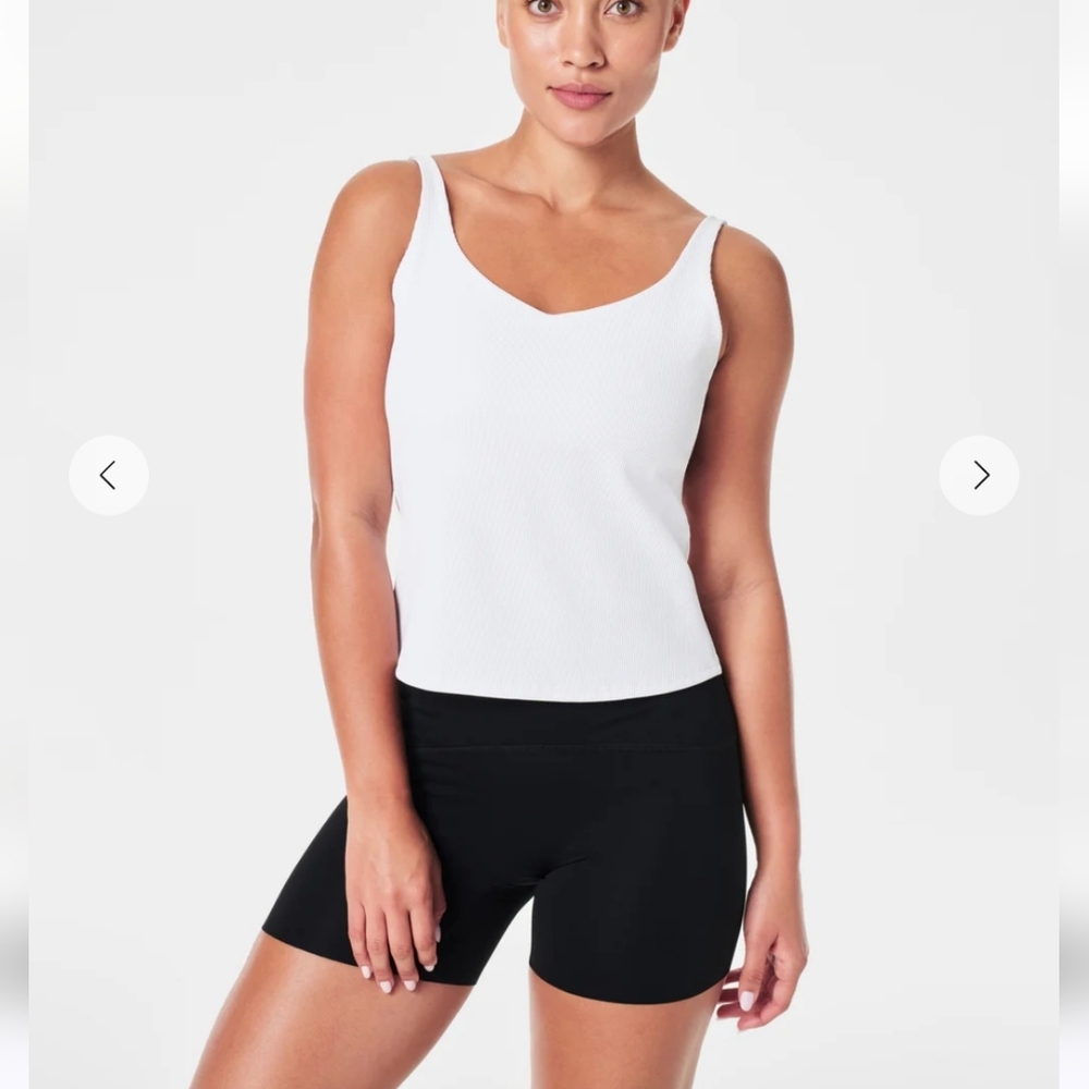 SPANX® Get MovingContour Rib Shelf Tank L NWT